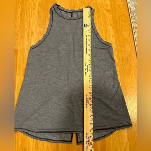 Lululemon Women’s Hot Like Agni Singlet Top Size 2 in Heathered Astro Blue - Picture 8 of 13